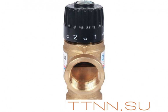 Смесительный клапан STOUT 3/4 ВР 35-60°С KV 1,6 м3/ч Смесительный клапан STOUT 3/4 ВР 35-60°С KV 1,6 м3/ч