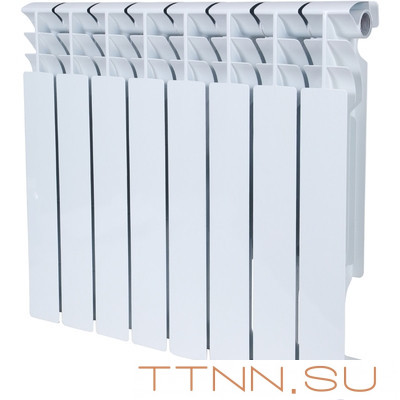 Биметаллический радиатор Rommer Plus Bm 500 8 секции Биметаллический радиатор Rommer Plus Bm 500 8 секции