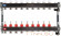 Для отопления Rommer 1"/3/4"x9 с расходомерами (RMS-1201-000009)