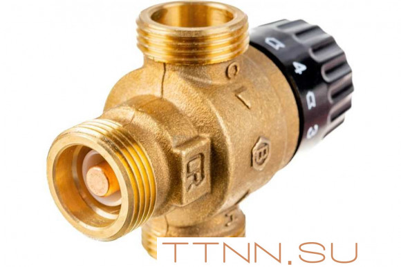 Смесительный клапан STOUT 3/4 НР 30-65°С KV 1,8 Смесительный клапан STOUT 3/4 НР 30-65°С KV 1,8