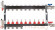 Для отопления Rommer 1"/3/4"x9 с расходомерами (RMS-1210-000009)