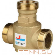 Смесительный клапан STOUT G 1 1/4 НР 60°С Смесительный клапан STOUT G 1 1/4 НР 60°С