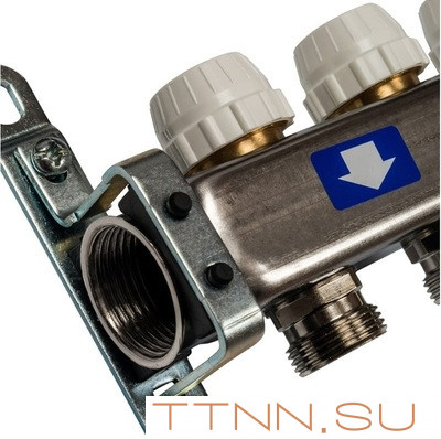 Коллектор с запорными клапанами STOUT SMS-0932-000005 Коллектор с запорными клапанами STOUT SMS-0932-000005