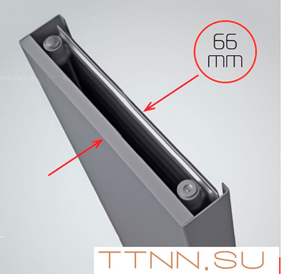 Стальной панельный радиатор Тип 10 Royal Thermo Flat 400-1800 Noir Sable