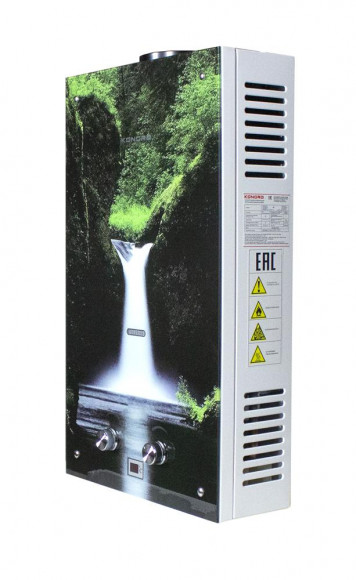 Колонка газовая Конорд JSD 20 EGFT waterfall стекло (рисунок водопада)
