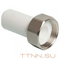 Штуцер РосТурПласт для присоединения счетчика воды под пломбу 20х3/4" арт.10852