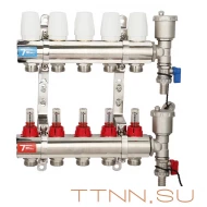 Коллекторная группа с расходомерами Vieir 9 вых VR112-09A Коллекторная группа с расходомерами Vieir 9 вых VR112-09A