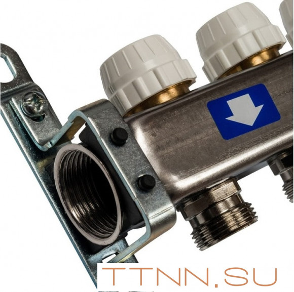 Коллектор с запорными клапанами STOUT SMS-0932-000012 Коллектор с запорными клапанами STOUT SMS-0932-000012