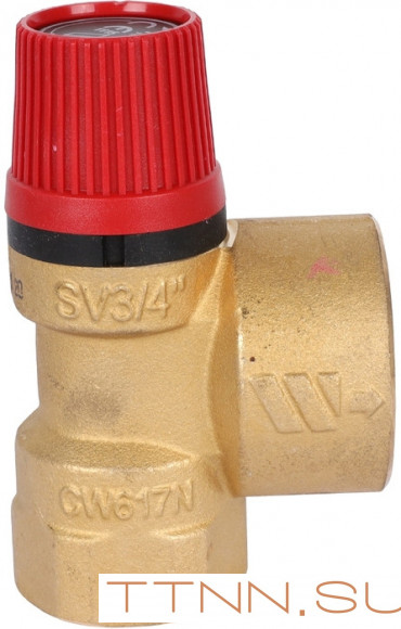 Клапан предохранительный 15х3/4" STOUT SVS-0001-001520