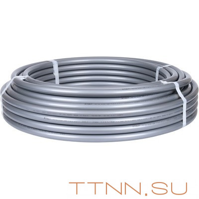 Труба сшитый полиэтилен 25 мм STOUT PEX-a 25х3,5 (бухта 116 метров) серая