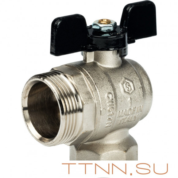 Кран шаровой с накидной гайкой угловой STOUT 1" SVB-0008-000025 Кран шаровой с накидной гайкой угловой STOUT 1" SVB-0008-000025