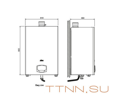 Настенный газовый котел Ferroli FORCE W 120 (0MDSEAWA)