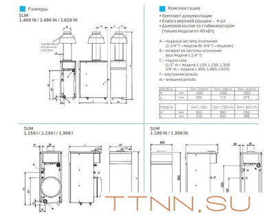 Напольный газовый котел Baxi SLIM 1.620iN 9E