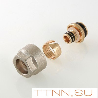 Фитинг обжимной евроконус с накидной гайкой VALTEC VT.4420.NE.16 16x3/4" Фитинг обжимной евроконус с накидной гайкой VALTEC VT.4420.NE.16 16x3/4"