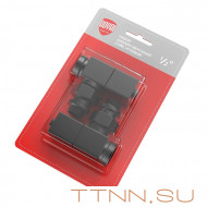 Набор вентелей Royal Thermo CUBE, УГЛОВОЙ, (2 шт) черный Набор вентелей Royal Thermo CUBE, УГЛОВОЙ, (2 шт) черный