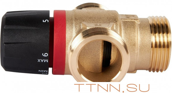 Смесительный клапан Rommer 1" НР 35-60°С KV 1,6 (RVM-0132-166025) боковое смешивание Смесительный клапан Rommer 1" НР 35-60°С KV 1,6 (RVM-0132-166025) боковое смешивание