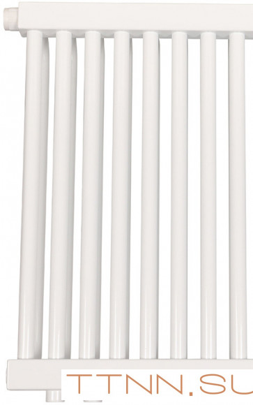 Стальной трубчатый радиатор 2-колончатый Rommer RST 2050/16 нижнее правое подключение RAL9016