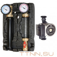 Насосная группа HOOBS DN25 (1"вр х 1 1/2"нр), с насосом UPSO25-65 Насосная группа HOOBS DN25 (1"вр х 1 1/2"нр), с насосом UPSO25-65