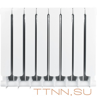 Биметаллический радиатор STOUT SPACE 500 8 секций (SRB-0310-050008) Биметаллический радиатор STOUT SPACE 500 8 секций (SRB-0310-050008)