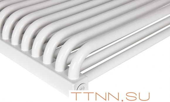 Стальной трубчатый радиатор 2-колончатый Rommer RST 2050/24 боковое подключение RAL9016