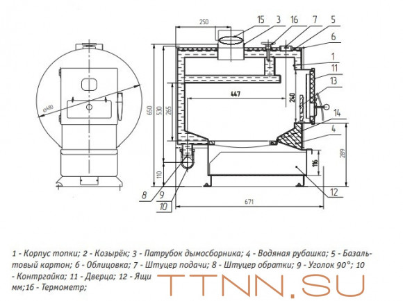 Твердотопливный котел Теплодар УЮТ-20 Твердотопливный котел Теплодар УЮТ-20