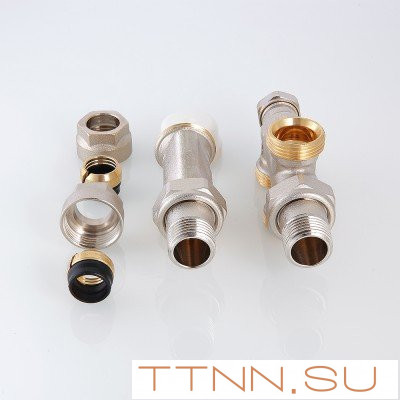 Узел нижнего подключения радиатора Valtec 1/2х100% VT.225 К N E04100