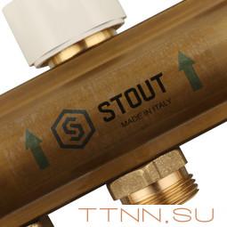 Для отопления STOUT Коллектор регулируемый с расходомерами 1/3/4x9 Для отопления STOUT Коллектор регулируемый с расходомерами 1/3/4x9