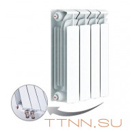Радиатор биметаллический Rifar Base 500 Ventil 4 секции Радиатор биметаллический Rifar Base 500 Ventil 4 секции