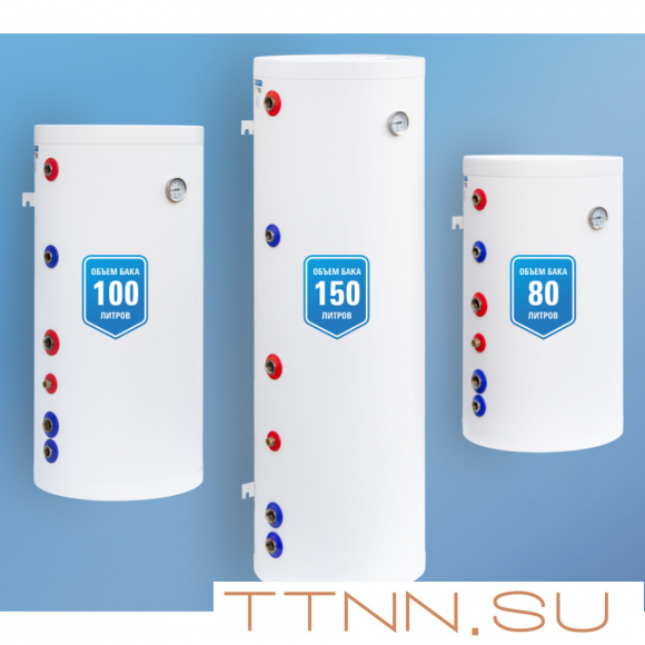 Настенный бойлер косвенного нагрева RBW 100 L ( Нерж. сталь)