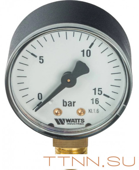 Манометр радиальный Watts F+R200 (MDR) 50/ 16x1/4"
