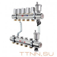 Для отопления VALTEC 1"х4 вых. Евроконус 3/4"