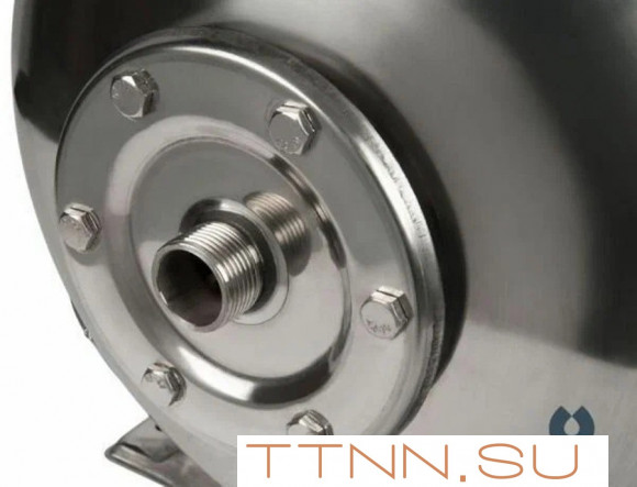 Расширительный бак Unipump 50л, (гор.), нерж. сталь, мембрана EPDM