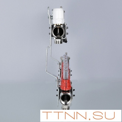 Для отопления VALTEC 1"х7 вых. Евроконус 3/4" с расходомерами в сборе