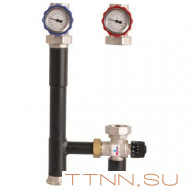 Насосная группа ROMMER с термостатическим смесительным клапаном (35-60°С) 1" без насоса, арт. RDG-0002-002503 Насосная группа ROMMER с термостатическим смесительным клапаном (35-60°С) 1" без насоса, арт. RDG-0002-002503