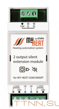 Внешний модуль MY HEAT Блок симисторов на 2 выхода (6296) Внешний модуль MY HEAT Блок симисторов на 2 выхода (6296)