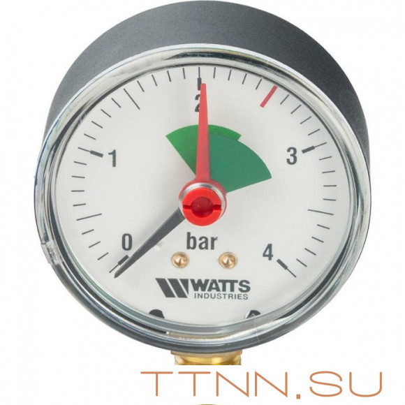 Манометр радиальный Watts F+R201 (MHR) 63/4x3/8"