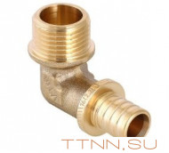 Угольник аксиальный VALTEC 16х1/2 VTm.453.G.001604 с переходом на наружную резьбу