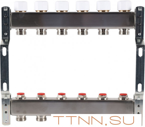 Для отопления Rommer 1"/3/4"x6 с запорными клапанами (RMS-3200-000006)