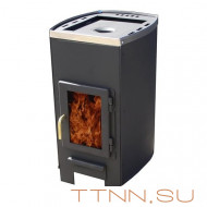 Печь отопительная Варвара "Уют" 1-конфорочная, панорамная дверь Печь отопительная Варвара "Уют" 1-конфорочная, панорамная дверь