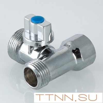 Кран шаровый для стиральной машины Valtec 1/2х3/4х1/2 Кран шаровый для стиральной машины Valtec 1/2х3/4х1/2