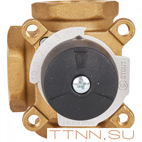 Смесительный клапан STOUT 1 1/4 KVs 15 м3/ч Смесительный клапан STOUT 1 1/4 KVs 15 м3/ч