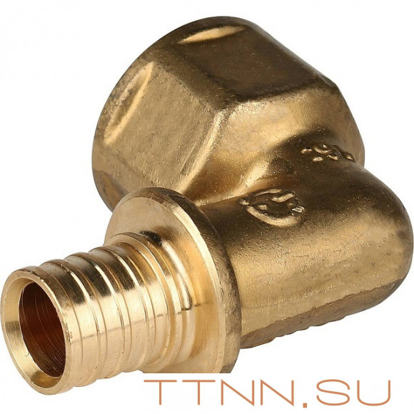 Угольник-переходник с внутренней резьбой 25xG 3/4" для труб из сшитого полиэтилена