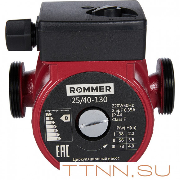 Насос для отопления Rommer 25/40-130
