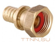 Фитинг аксиальный VALTEC с накидной гайкой 16х1/2 VTm.422.G.001604