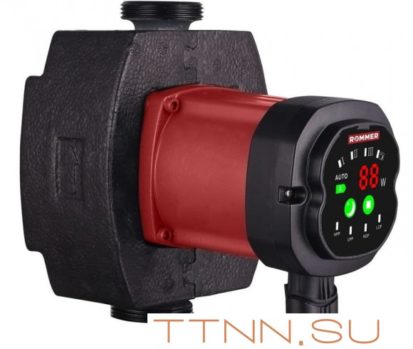 Насос для отопления Rommer ERTI 32/40-180 с гайками и теплоизоляцией Насос для отопления Rommer ERTI 32/40-180 с гайками и теплоизоляцией