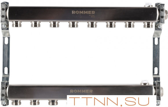 Для отопления Rommer 1"/3/4"x8 для радиаторной разводки (RMS-4401-000008)
