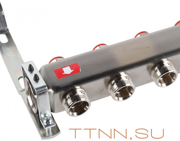 Для отопления Rommer 1"/3/4"x8 с запорными клапанами (RMS-3200-000008)