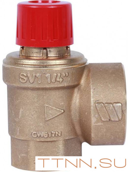 Клапан предохранительный 15х1 1/4" STOUT SVS-0001-001532 Клапан предохранительный 15х1 1/4" STOUT SVS-0001-001532