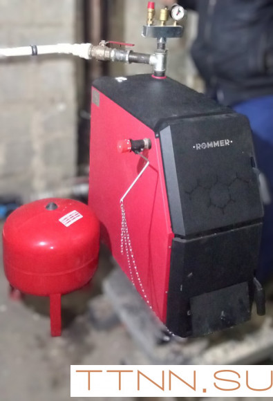Твердотопливный котел Rommer 21 кВт