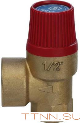 Клапан предохранительный 25 x 1/2" STOUT SVS-0001-002515